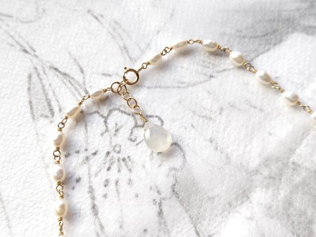 14kgf*淡水パールのショートネックレス* 23008 < 女性アクセサリー/時計 14kgf*淡水パールのショートネックレス* 23008 < 女性アクセサリー/時計の