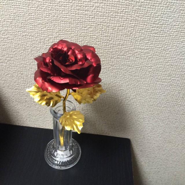送料込【造花】花瓶付き『(オーロラローズ) シック ローズ (レッド) 薔薇フラワー 』全て新品 < インテリア/ライフ  送料込【造花】花瓶付き『(オーロラローズ) シック ローズ (レッド) 薔薇フラワー 』全て新品 < インテリア/ライフの