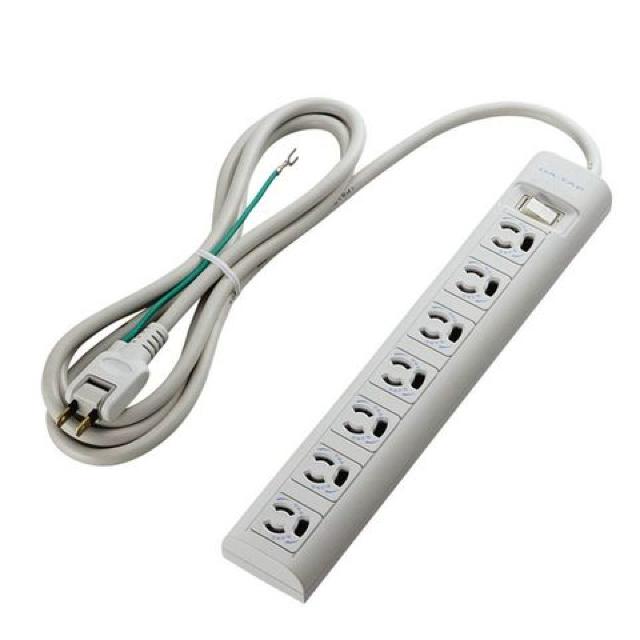 エレコム 電源タップ 雷ガード 一括スイッチ マグネット付き < インテリア/ライフ エレコム 電源タップ 雷ガード 一括スイッチ マグネット付き < インテリア/ライフの