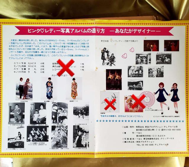 込み★超超超激レア★1979年頃の物★ピンク・レディー写真アルバム★ < タレントグッズ  込み★超超超激レア★1979年頃の物★ピンク・レディー写真アルバム★ < タレントグッズの