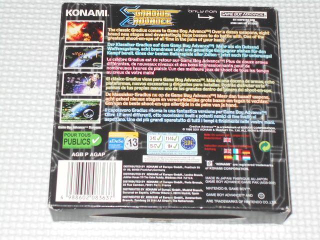 GBA★GRADIUS GALAXIES 海外版 北米版 端子清掃済 ポスター付 < ゲーム本体/ソフト  GBA★GRADIUS GALAXIES 海外版 北米版 端子清掃済 ポスター付 < ゲーム本体/ソフトの