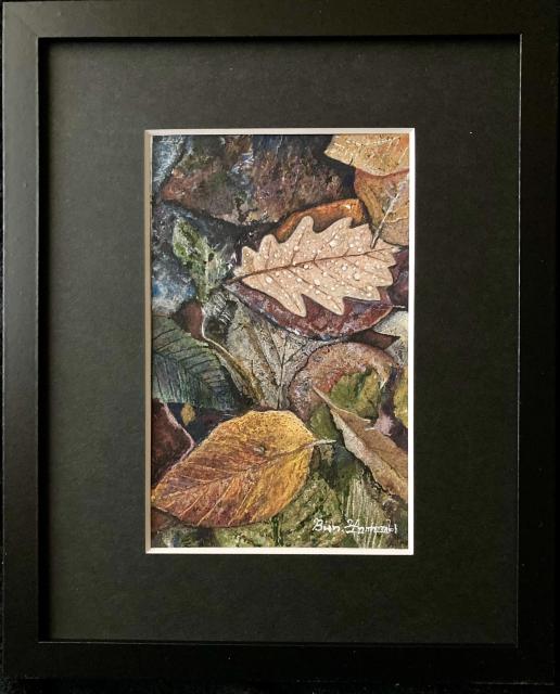 絵画 水彩画 ガッシュ水彩・透明水彩『枯葉(落ち葉)』新品・真作保証 原画 < ホビー 絵画 水彩画 ガッシュ水彩・透明水彩『枯葉(落ち葉)』新品・真作保証 原画 < ホビーの