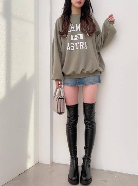 GRL タンクソールストレッチレザーロングブーツ < ブランド  GRL タンクソールストレッチレザーロングブーツ < ブランドの