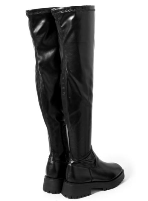 GRL タンクソールストレッチレザーロングブーツ < ブランド  GRL タンクソールストレッチレザーロングブーツ < ブランドの