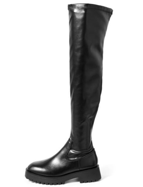 GRL タンクソールストレッチレザーロングブーツ < ブランド  GRL タンクソールストレッチレザーロングブーツ < ブランドの