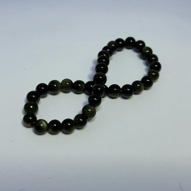 オプシディアン ブレスレット 約6mm玉 内径約16.5〜17cm < 女性アクセサリー/時計 オプシディアン ブレスレット 約6mm玉 内径約16.5〜17cm < 女性アクセサリー/時計の