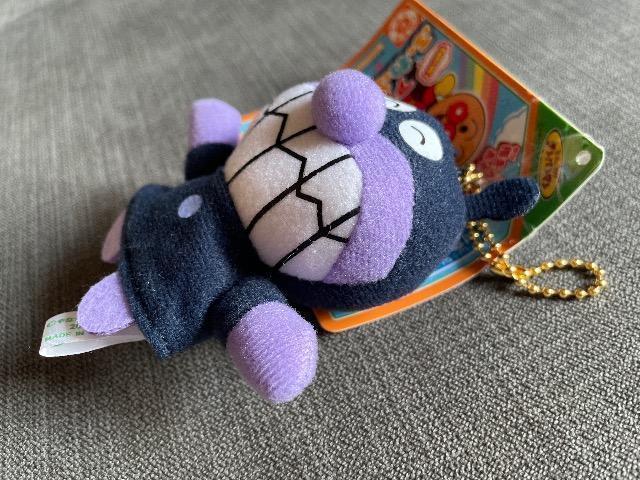 ♯新品♯アンパンマン  ふわふわゆび人形  ばいきんまん   ぬいぐるみ キーホルダーキーチェーン < おもちゃ  ♯新品♯アンパンマン  ふわふわゆび人形  ばいきんまん   ぬいぐるみ キーホルダーキーチェーン < おもちゃの