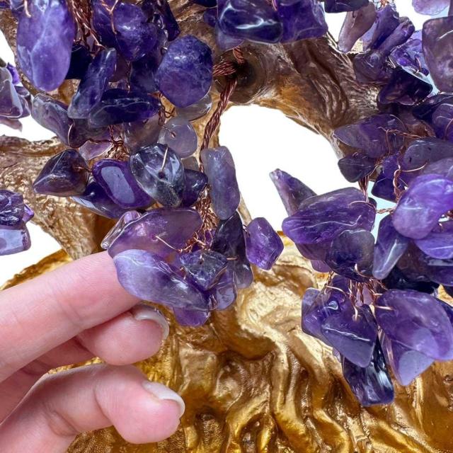 パワーストーン アメジストツリー 招財木 招財樹 風水 金のなる木 金運 開運 < インテリア/ライフ パワーストーン アメジストツリー 招財木 招財樹 風水 金のなる木 金運 開運 < インテリア/ライフの