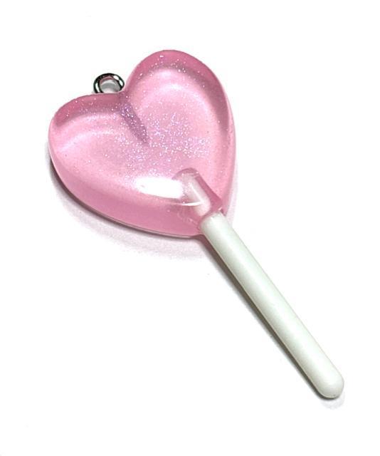 878 淡いハート型ロリポップ 1個 キャンディ 樹脂チャーム アクセサリーパーツ < ペット/手芸/園芸 878 淡いハート型ロリポップ 1個 キャンディ 樹脂チャーム アクセサリーパーツ < ペット/手芸/園芸の