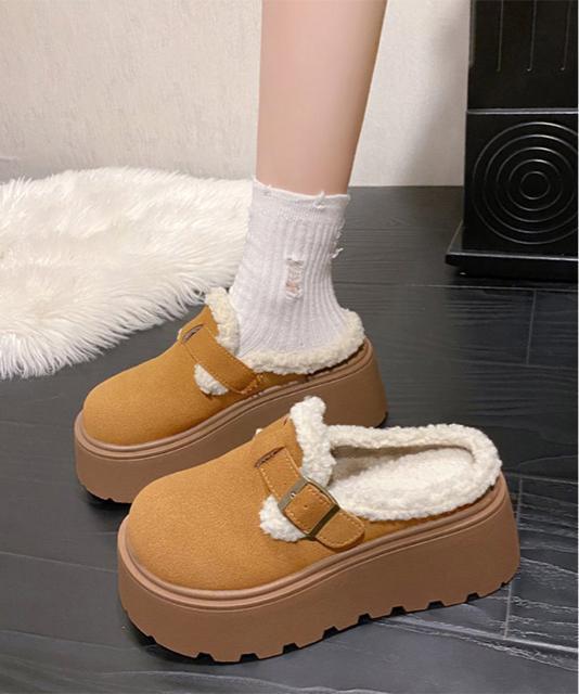 送料無料 新品 ボア厚底モカシンレディースサボサンダル冬 < 女性ファッション 送料無料 新品 ボア厚底モカシンレディースサボサンダル冬 < 女性ファッションの