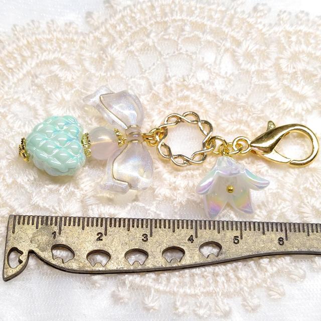 ハンドメイド☆少し大きめカニカン☆ビーズチャーム < 女性ファッション ハンドメイド☆少し大きめカニカン☆ビーズチャーム < 女性ファッションの