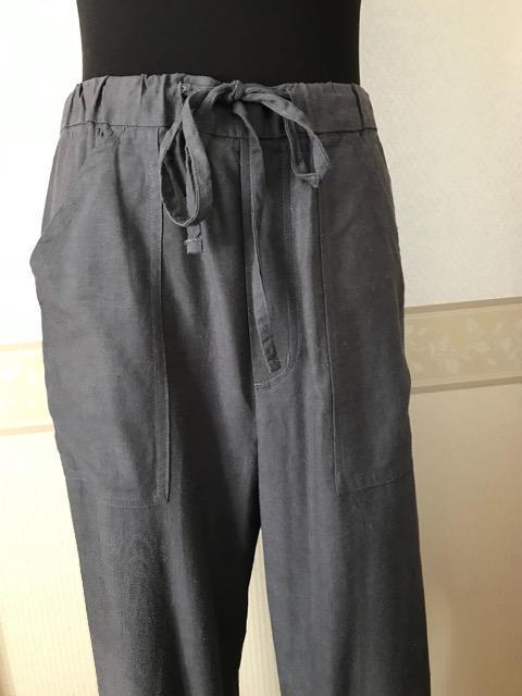 リネンパンツ グレー < 女性ファッション リネンパンツ グレー < 女性ファッションの