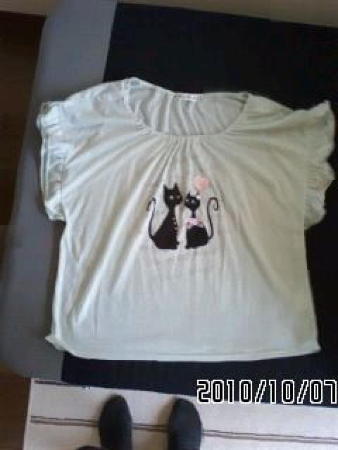 ハート&猫柄バルーンシルエットカットソー < 女性ファッション  ハート&猫柄バルーンシルエットカットソー  < 女性ファッションの