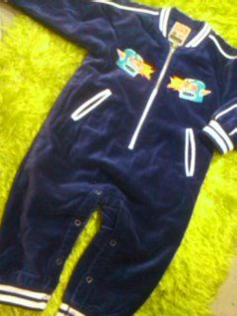 ●MPS●ロボット刺繍カバーオールジャンパー 90 < ブランド ●MPS●ロボット刺繍カバーオールジャンパー 90 < ブランドの