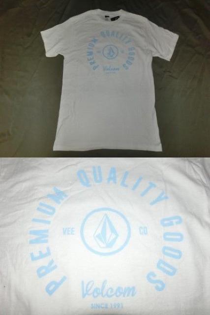USA購入 ボルコム【Volcom】ロゴプリントTシャツUS S ホワイト < 男性ファッション  USA購入 ボルコム【Volcom】ロゴプリントTシャツUS S ホワイト < 男性ファッションの