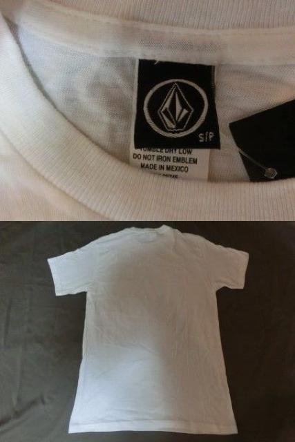 USA購入 ボルコム【Volcom】ロゴプリントTシャツUS S ホワイト < 男性ファッション  USA購入 ボルコム【Volcom】ロゴプリントTシャツUS S ホワイト < 男性ファッションの