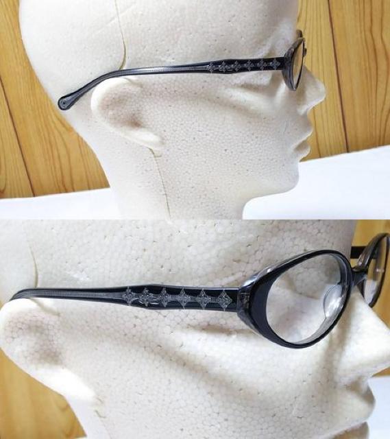 正規未 ローリーロドキン 6連プリンセスクロス リフレクションフレームメガネ 黒 ゴシックサングラス < ブランド 正規未 ローリーロドキン 6連プリンセスクロス リフレクションフレームメガネ 黒 ゴシックサングラス < ブランドの