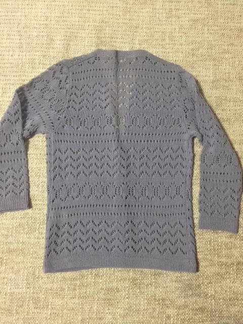 716.かぎ編み七分袖カーディガン☆ラベンダー140センチ < キッズ/ベビー  716.かぎ編み七分袖カーディガン☆ラベンダー140センチ < キッズ/ベビーの