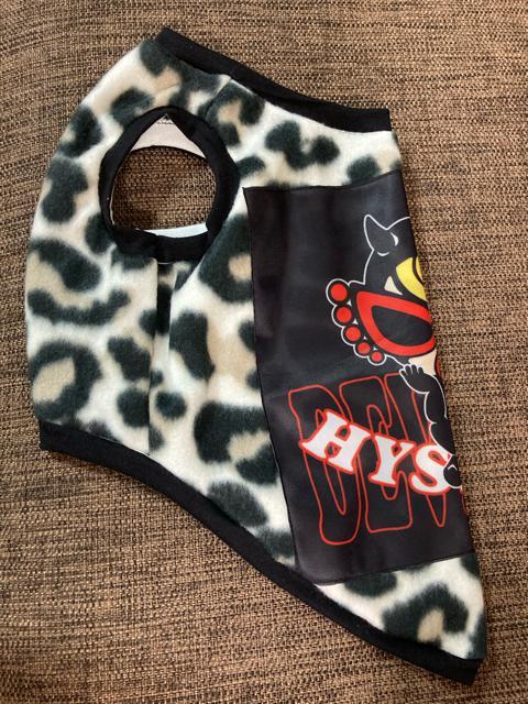 4L★ヒスミニ シャツ デビルキン フリース パネル ヒョウ 犬服 < ペット/手芸/園芸  4L★ヒスミニ シャツ デビルキン フリース パネル ヒョウ 犬服 < ペット/手芸/園芸の