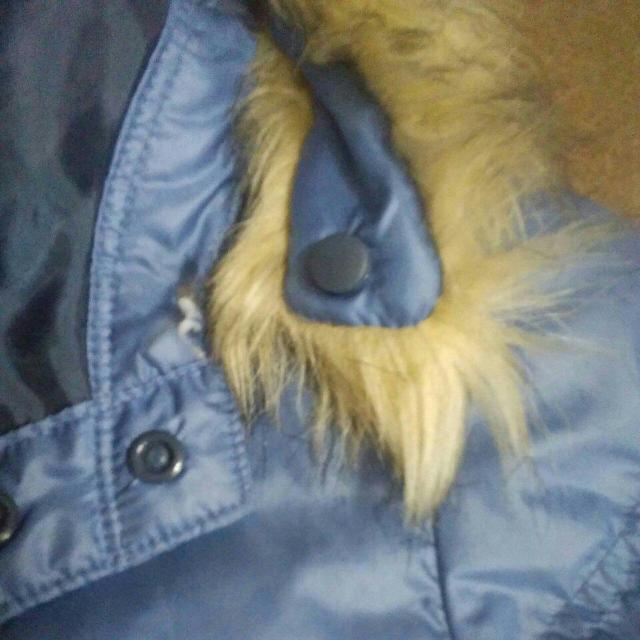 150 UNIQLO ブルー フェザー入りダウンコート < ブランド  150 UNIQLO ブルー フェザー入りダウンコート < ブランドの