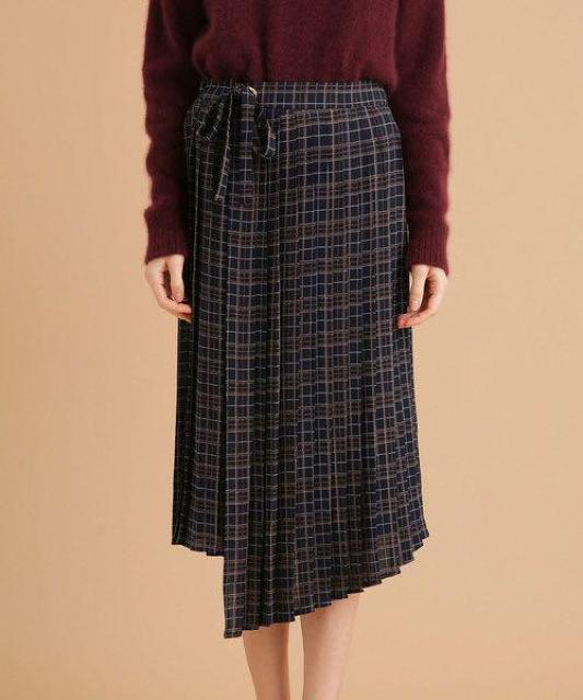 Grace&Mila O[XAh~ fB[X XJ[g `FbN bvv[cXJ[g tAXJ[g G MTCY  t@bV 