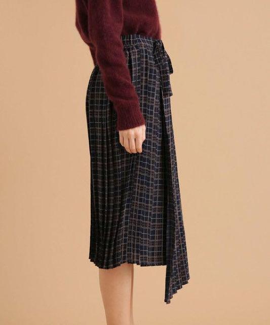 Grace&Mila O[XAh~ fB[X XJ[g `FbN bvv[cXJ[g tAXJ[g G MTCY  t@bV 