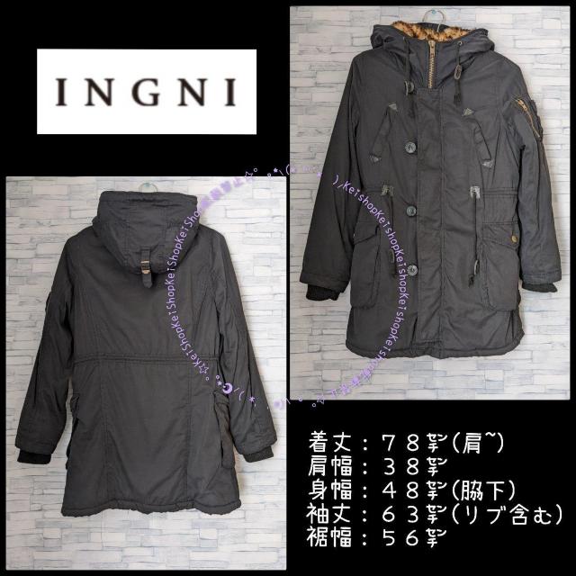 INGNI モッズコート N-3B ミリタリージャケット ヒョウ柄 < ブランド  INGNI モッズコート N-3B ミリタリージャケット ヒョウ柄  < ブランドの