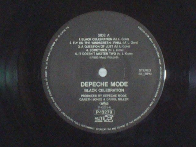 ブラック・セレブレーション(BLACK CELEBRATION) / デぺッシュ ・モード(DEPECHE MODE)帯付LP < CD/DVD/ビデオ  ブラック・セレブレーション(BLACK CELEBRATION) / デぺッシュ ・モード(DEPECHE MODE)帯付LP < CD/DVD/ビデオの