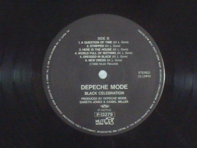 ブラック・セレブレーション(BLACK CELEBRATION) / デぺッシュ ・モード(DEPECHE MODE)帯付LP < CD/DVD/ビデオ  ブラック・セレブレーション(BLACK CELEBRATION) / デぺッシュ ・モード(DEPECHE MODE)帯付LP < CD/DVD/ビデオの