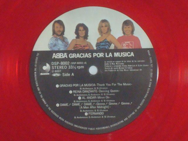 【カラーヴィニール】グラシアス・ポル・ラ・ムジカ(GRACIAS POR LA MUSICA) / アバ(ABBA) 帯付LP < CD/DVD/ビデオ  【カラーヴィニール】グラシアス・ポル・ラ・ムジカ(GRACIAS POR LA MUSICA) / アバ(ABBA) 帯付LP < CD/DVD/ビデオの