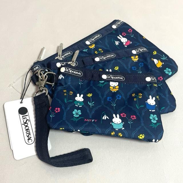 ★新品★LeSportsac レスポートサック ミッフィー ガーデンフローラル 3連ポーチ コスメポーチ 3455 セット送料無料 < 女性ファッション  ★新品★LeSportsac レスポートサック ミッフィー ガーデンフローラル 3連ポーチ コスメポーチ 3455 セット送料無料  < 女性ファッションの