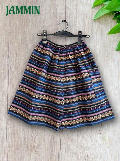 織り柄ショートパンツ アジアン エスニック ハーフパンツ ヒッピー < 男性ファッション  織り柄ショートパンツ アジアン エスニック ハーフパンツ ヒッピー < 男性ファッションの