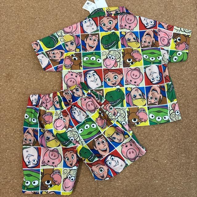 新品未使用タグ付き110サイズ 半袖シャツ セットアップ ディズニートイストーリー < キッズ/ベビー  新品未使用タグ付き110サイズ 半袖シャツ セットアップ ディズニートイストーリー < キッズ/ベビーの