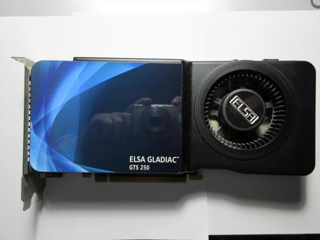 ELSA     GLADIAC      GTS250 < PC本体/周辺機器  ELSA     GLADIAC      GTS250  < PC本体/周辺機器の