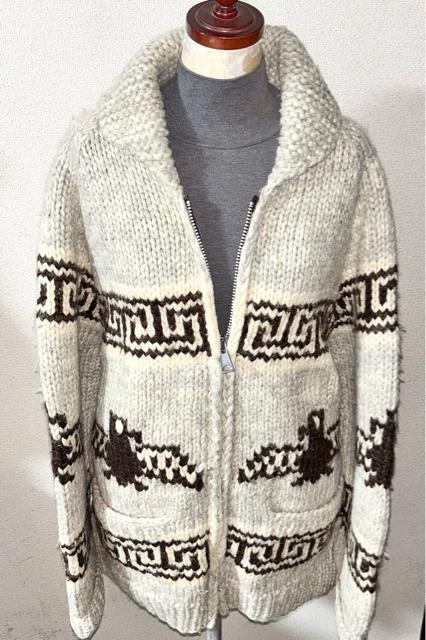 Swan カナダ製 ウール 毛 カウチン セーター 太毛糸 ニット ジャケット アメカジ ワーク ミリタリー 冬 アウター 古着 < 男性ファッション Swan カナダ製 ウール 毛 カウチン セーター 太毛糸 ニット ジャケット アメカジ ワーク ミリタリー 冬 アウター 古着 < 男性ファッションの