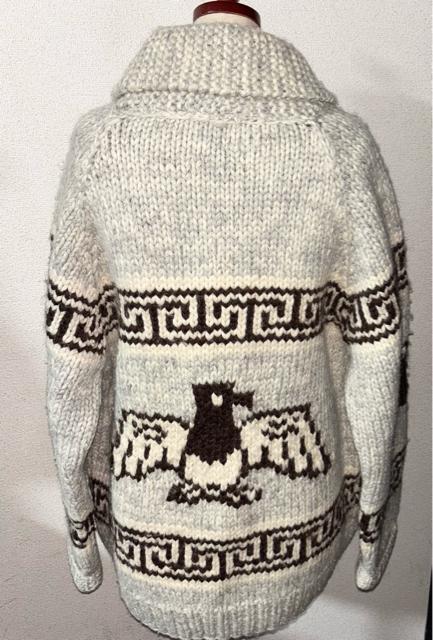 Swan カナダ製 ウール 毛 カウチン セーター 太毛糸 ニット ジャケット アメカジ ワーク ミリタリー 冬 アウター 古着 < 男性ファッション Swan カナダ製 ウール 毛 カウチン セーター 太毛糸 ニット ジャケット アメカジ ワーク ミリタリー 冬 アウター 古着 < 男性ファッションの