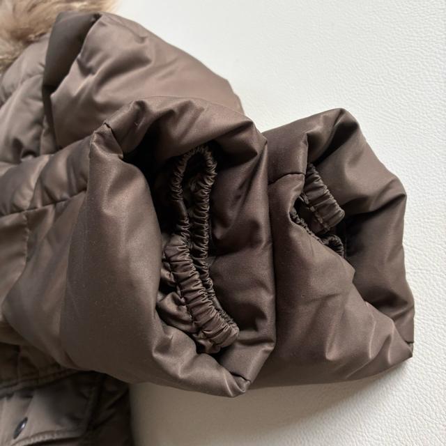 ◆美品◆ミッシェルクラン◆ラクーンファー◆ショートダウンジャケット◆ブラウン◆M < ブランド ◆美品◆ミッシェルクラン◆ラクーンファー◆ショートダウンジャケット◆ブラウン◆M < ブランドの