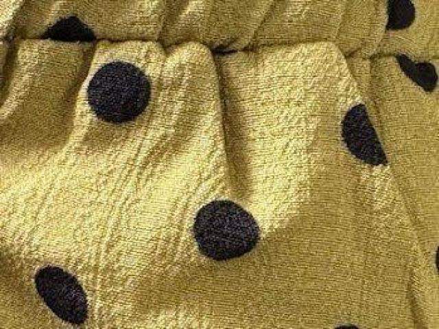 ドット柄 ロング スカート 春夏服 ボトムス グリーン < 女性ファッション ドット柄 ロング スカート 春夏服 ボトムス グリーン < 女性ファッションの