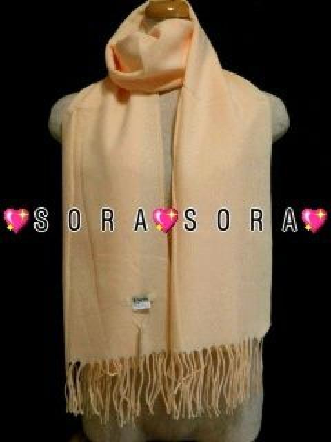 DIVA系♪大判ストール フリンジ付 ハニーオレンジ < 女性ファッション DIVA系♪大判ストール フリンジ付 ハニーオレンジ < 女性ファッションの