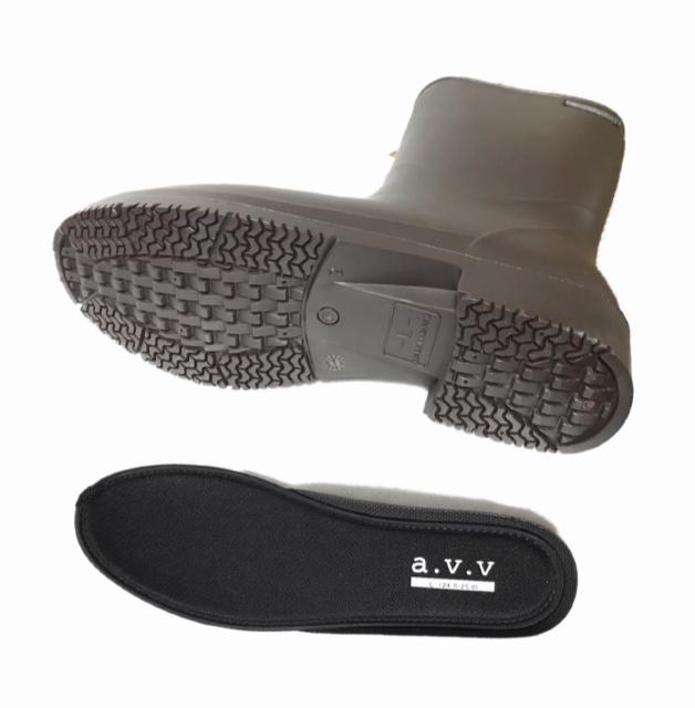 (24.5)a.v.v〓日本製レインブーツ長靴〓焦げ茶〓新品〓 < ブランド (24.5)a.v.v〓日本製レインブーツ長靴〓焦げ茶〓新品〓 < ブランドの