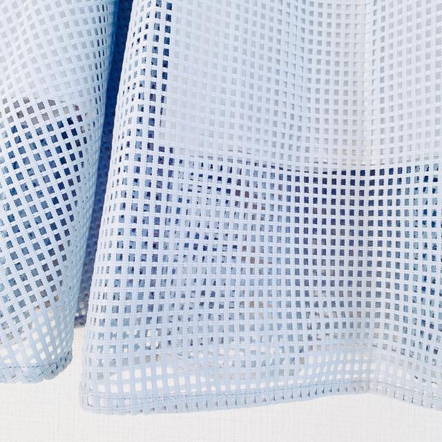 PEGGYLANAパンチングシースルーフレアラッセルメッシュスカート < 女性ファッション PEGGYLANAパンチングシースルーフレアラッセルメッシュスカート < 女性ファッションの