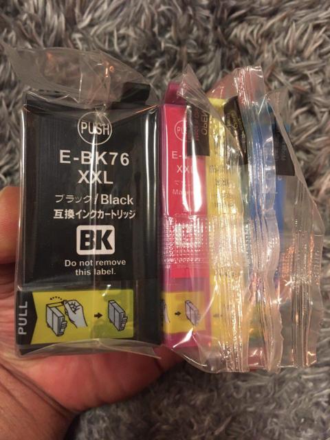 エプソン EPSON IC4CL76+ICBK76 互換インク 4色 < PC本体/周辺機器  エプソン EPSON IC4CL76+ICBK76 互換インク 4色  < PC本体/周辺機器の