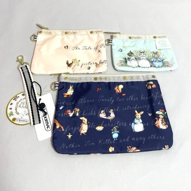 ★新品★LeSportsac レスポートサック ピーターラビット 3連ポーチ コスメポーチ 3455 セット 送料無料 < 女性ファッション  ★新品★LeSportsac レスポートサック ピーターラビット 3連ポーチ コスメポーチ 3455 セット 送料無料  < 女性ファッションの