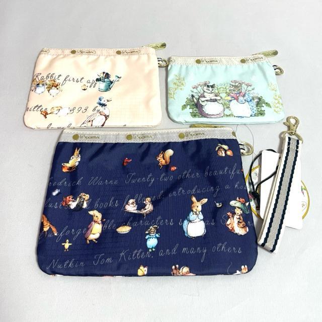 ★新品★LeSportsac レスポートサック ピーターラビット 3連ポーチ コスメポーチ 3455 セット 送料無料 < 女性ファッション  ★新品★LeSportsac レスポートサック ピーターラビット 3連ポーチ コスメポーチ 3455 セット 送料無料 < 女性ファッションの