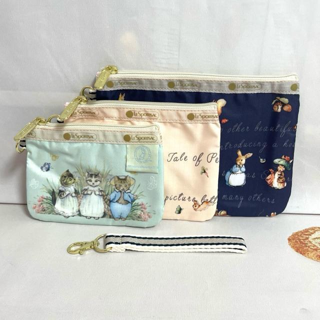 ★新品★LeSportsac レスポートサック ピーターラビット 3連ポーチ コスメポーチ 3455 セット 送料無料 < 女性ファッション  ★新品★LeSportsac レスポートサック ピーターラビット 3連ポーチ コスメポーチ 3455 セット 送料無料 < 女性ファッションの