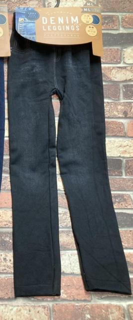 暖かふんわり、伸縮性抜群!柔らか裏パイル!お洒落なデニムプリントレギンス < 女性ファッション  暖かふんわり、伸縮性抜群!柔らか裏パイル!お洒落なデニムプリントレギンス  < 女性ファッションの