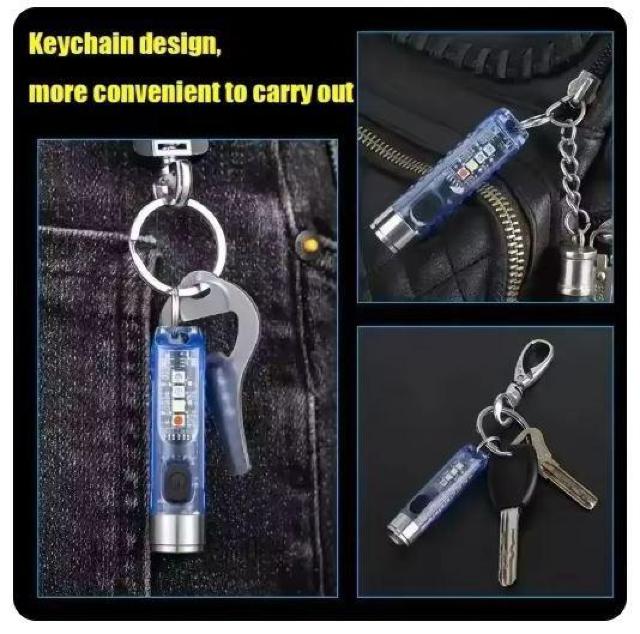 ハンディライト ミニ 懐中電灯 USB-C充電式 キーホルダーライト led 超小型 軍用 強力 防水 フラッシュライト 90 < 家電/AV  ハンディライト ミニ 懐中電灯 USB-C充電式 キーホルダーライト led 超小型 軍用 強力 防水 フラッシュライト 90 < 家電/AVの