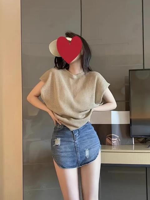 超お買い得1290円★レディース セクシー 夏用 クロップドセーター  半袖 レース風 カットアウト シースルー カーキ フリー < 女性ファッション  超お買い得1290円★レディース セクシー 夏用 クロップドセーター  半袖 レース風 カットアウト シースルー カーキ フリー < 女性ファッションの