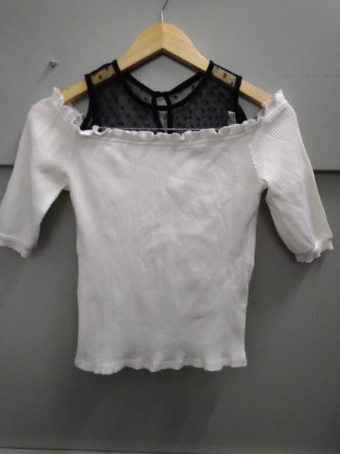 MA*RS☆5分袖肩あきテレコトップス < ブランド MA*RS☆5分袖肩あきテレコトップス < ブランドの