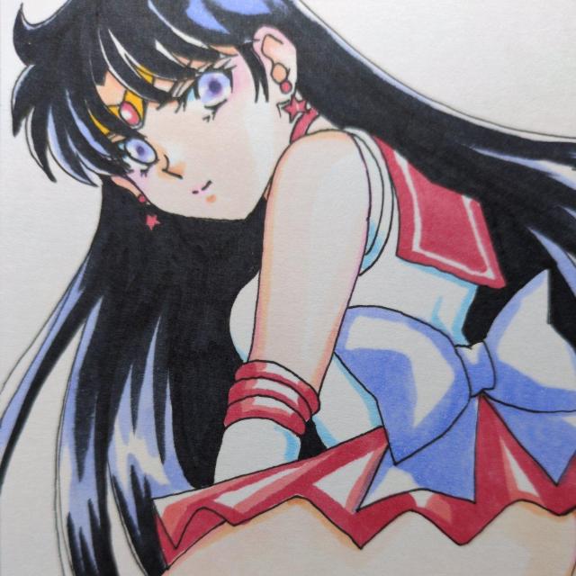 自作イラスト・送料込・セーラーマーズ・むちむち・ブーツ・太もも・おしり・ハガキサイズ < アニメ/コミック/キャラクター 自作イラスト・送料込・セーラーマーズ・むちむち・ブーツ・太もも・おしり・ハガキサイズ < アニメ/コミック/キャラクターの